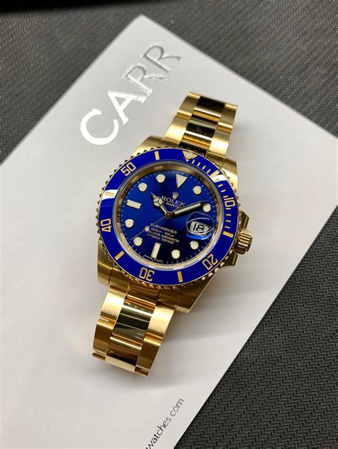 solid gold rolex submariner